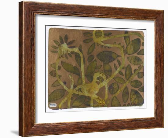 Green Gold 2-Maria Pietri Lalor-Framed Giclee Print