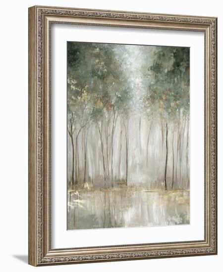 Green & Gold Forest-Allison Pearce-Framed Art Print