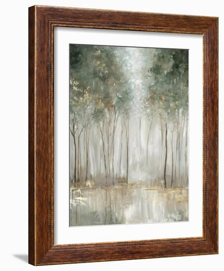 Green & Gold Forest-Allison Pearce-Framed Art Print