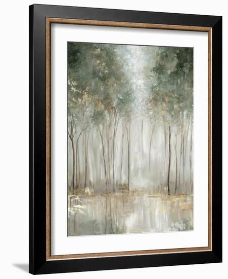 Green & Gold Forest-Allison Pearce-Framed Art Print