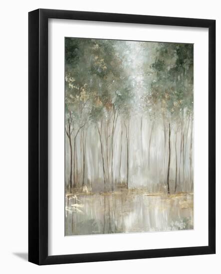 Green & Gold Forest-Allison Pearce-Framed Art Print