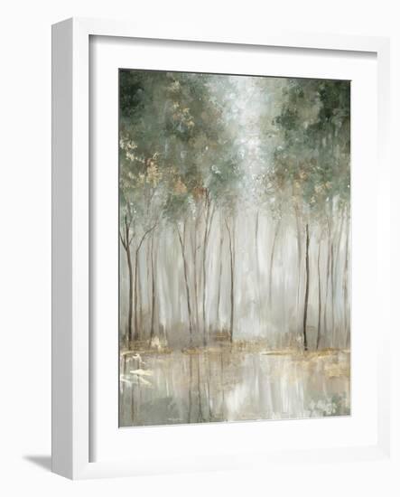 Green & Gold Forest-Allison Pearce-Framed Art Print