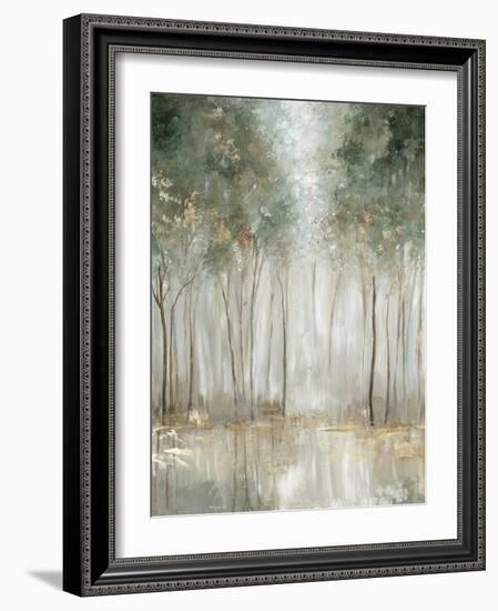 Green & Gold Forest-Allison Pearce-Framed Art Print