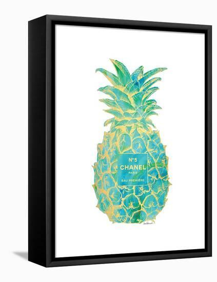 Green Gold Pineapple-Amanda Greenwood-Framed Stretched Canvas