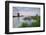 Green Grass Frames the Windmills Reflected in the Canal at Dawn, Netherlands-Roberto Moiola-Framed Photographic Print