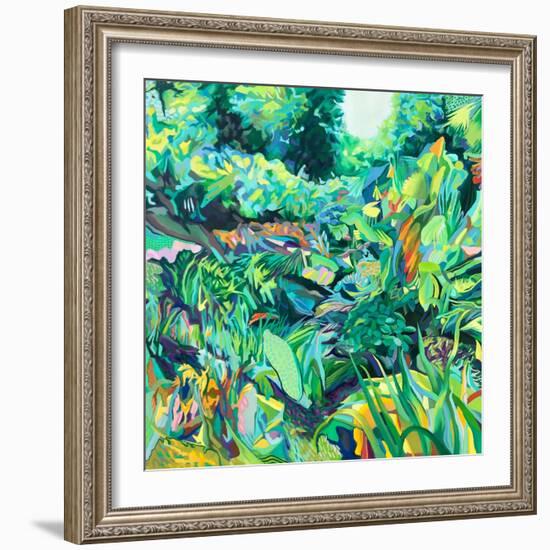 Green Growth-rose lascelles-Framed Giclee Print