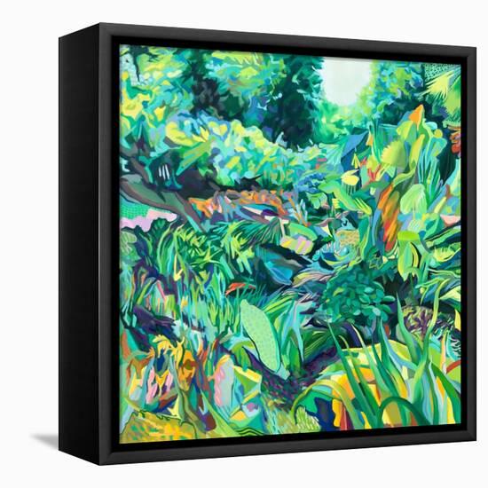Green Growth-rose lascelles-Framed Premier Image Canvas