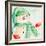 Green Hat Snowman-Kim Allen-Framed Art Print