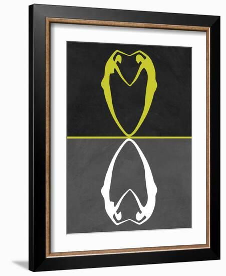 Green Heart Reflection-Felix Podgurski-Framed Art Print