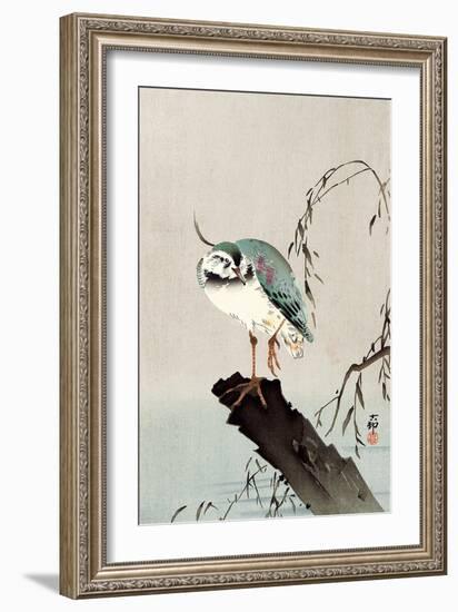 Green Heron-Koson Ohara-Framed Giclee Print