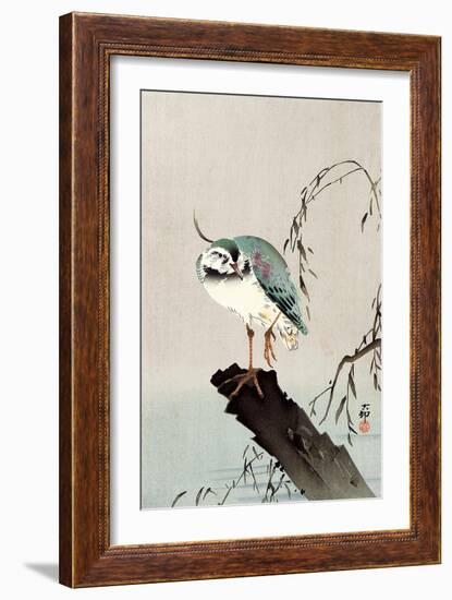 Green Heron-Koson Ohara-Framed Giclee Print
