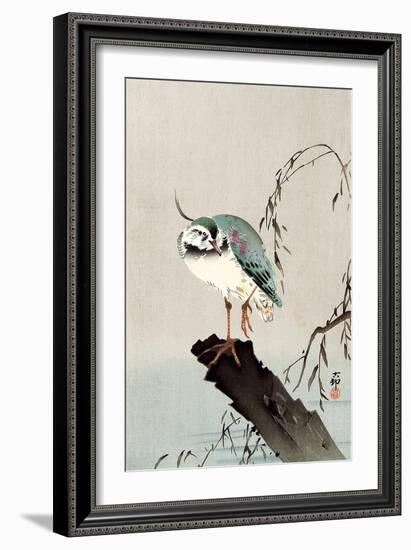 Green Heron-Koson Ohara-Framed Giclee Print