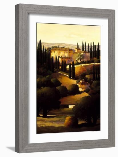 Green Hills of Tuscany I-Max Hayslette-Framed Giclee Print