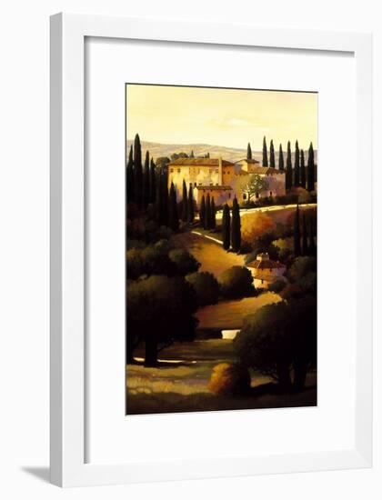 Green Hills of Tuscany I-Max Hayslette-Framed Giclee Print