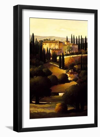 Green Hills of Tuscany I-Max Hayslette-Framed Giclee Print