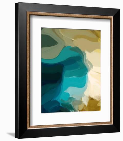 Green Hills-null-Framed Art Print