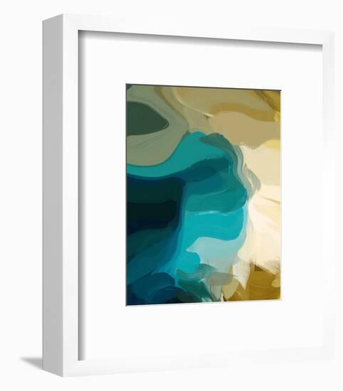 Green Hills-null-Framed Art Print