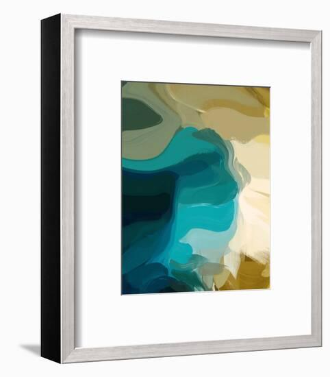 Green Hills-null-Framed Art Print