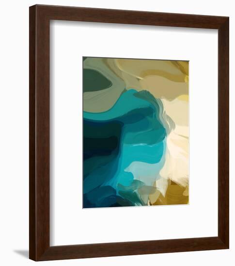 Green Hills-null-Framed Art Print