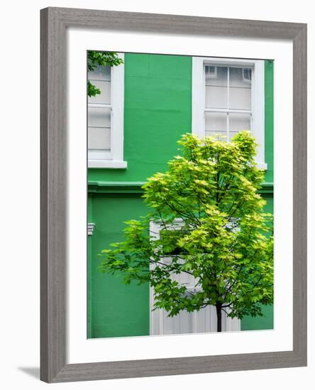 Green House in Notting Hill - London - UK - England - United Kingdom - Europe-Philippe Hugonnard-Framed Photographic Print