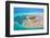 Green Island Great Barrier Reef, Cairns Australia Seen from Above-dzain-Framed Photographic Print