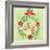 Green Joy Wreath-Teresa Woo-Framed Art Print