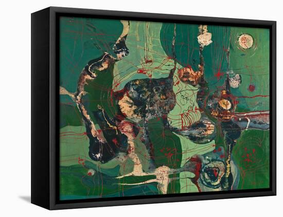 Green Joy-Mario Persico-Framed Premier Image Canvas