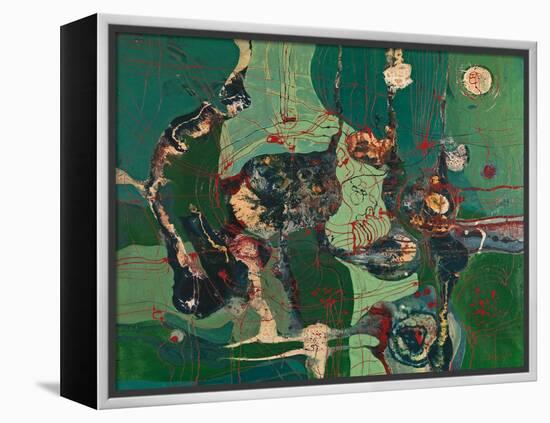 Green Joy-Mario Persico-Framed Premier Image Canvas