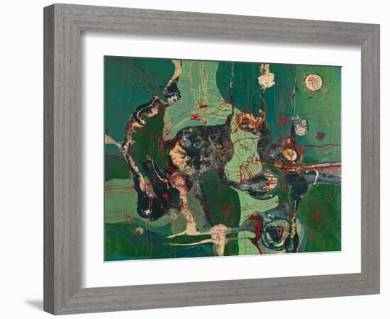 Green Joy-Mario Persico-Framed Giclee Print