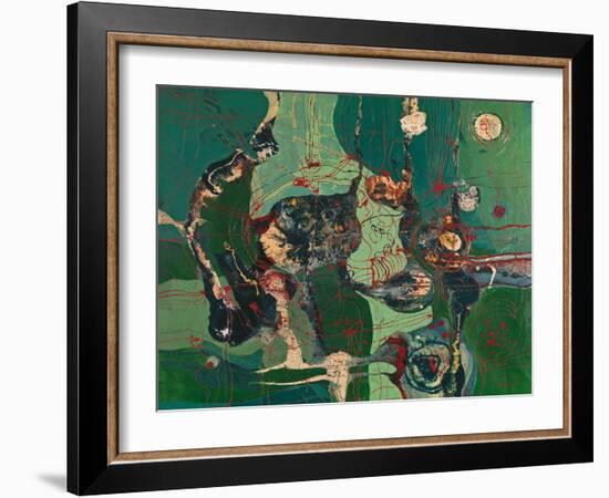 Green Joy-Mario Persico-Framed Giclee Print