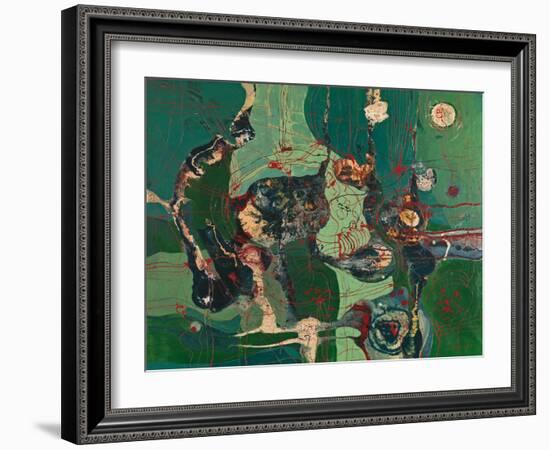 Green Joy-Mario Persico-Framed Giclee Print