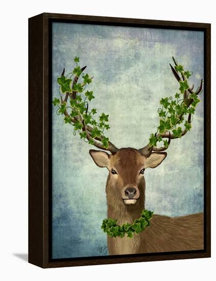 Green King-Fab Funky-Framed Stretched Canvas