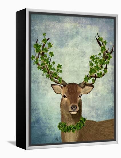 Green King-Fab Funky-Framed Stretched Canvas