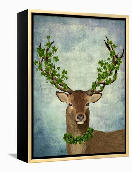 Green King-Fab Funky-Framed Stretched Canvas