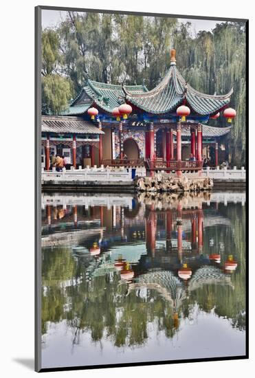 Green Lake Park and its Many Colorful Buildings, Kunming China-Darrell Gulin-Mounted Photographic Print