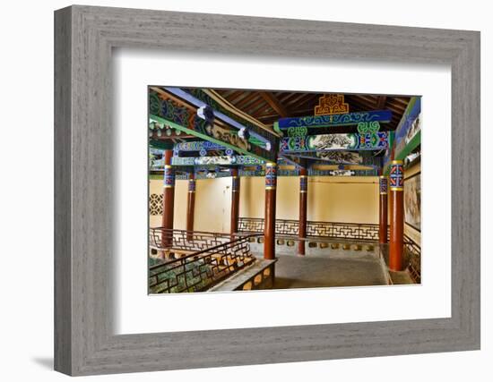 Green Lake Park and its Many Colorful Buildings, Kunming China-Darrell Gulin-Framed Photographic Print