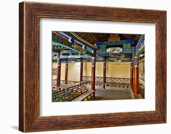 Green Lake Park and its Many Colorful Buildings, Kunming China-Darrell Gulin-Framed Photographic Print