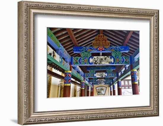 Green Lake Park and its Many Colorful Buildings, Kunming China-Darrell Gulin-Framed Photographic Print