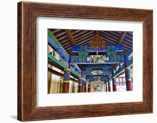 Green Lake Park and its Many Colorful Buildings, Kunming China-Darrell Gulin-Framed Photographic Print