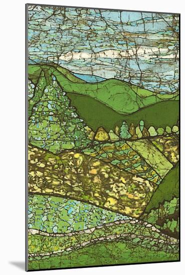 Green Landscape I-Andrea Davis-Mounted Art Print