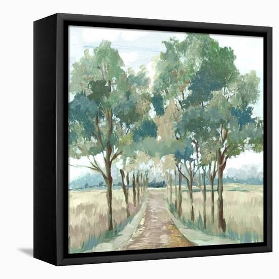 Green Landscape Reverie-null-Framed Stretched Canvas