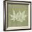 Green Leaf Square 1-Albert Koetsier-Framed Art Print