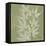 Green Leaf Square 2-Albert Koetsier-Framed Stretched Canvas