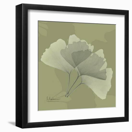 Green Leaf Square 4-Albert Koetsier-Framed Art Print