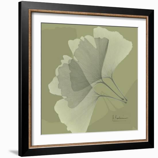 Green Leaf Square 5-Albert Koetsier-Framed Premium Giclee Print