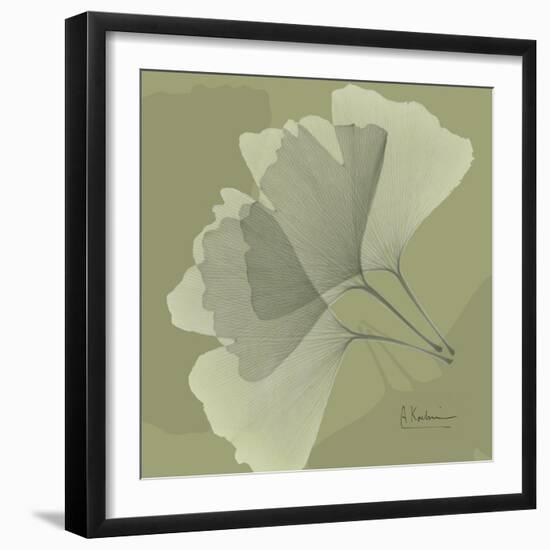 Green Leaf Square 5-Albert Koetsier-Framed Premium Giclee Print