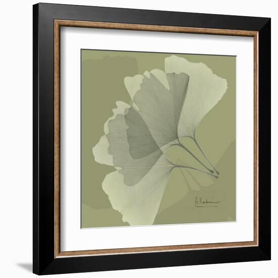 Green Leaf Square 5-Albert Koetsier-Framed Art Print