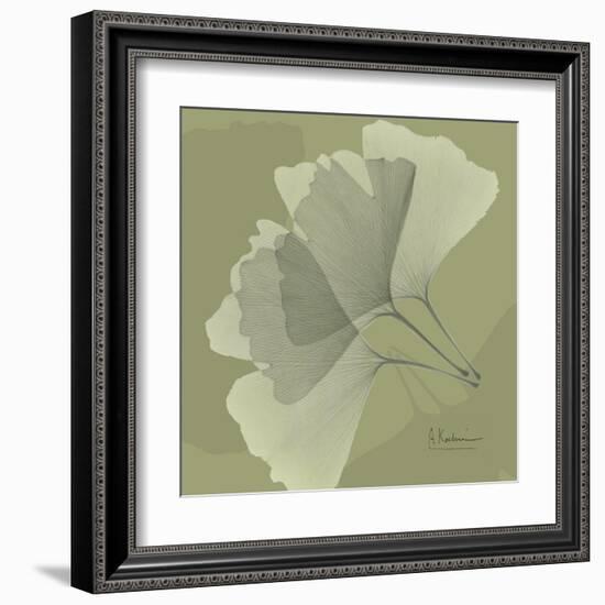 Green Leaf Square 5-Albert Koetsier-Framed Art Print