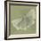 Green Leaf Square 6-Albert Koetsier-Framed Art Print