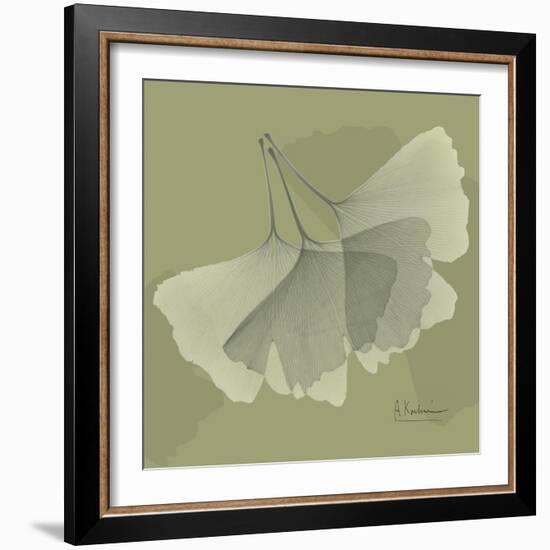 Green Leaf Square 6-Albert Koetsier-Framed Premium Giclee Print